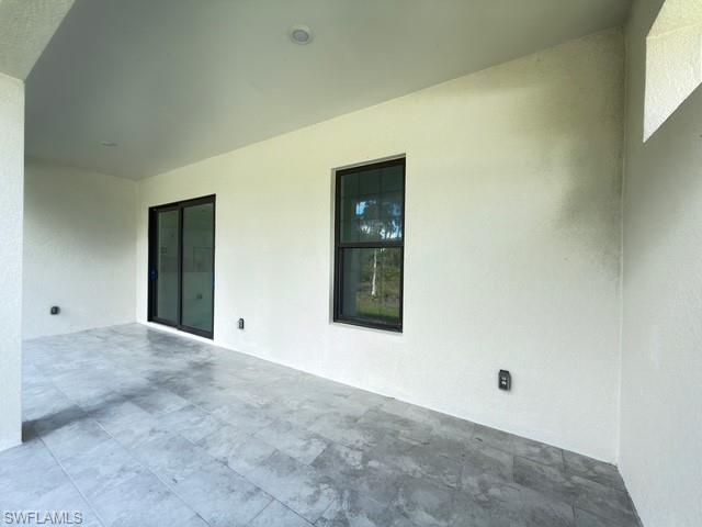 View of patio