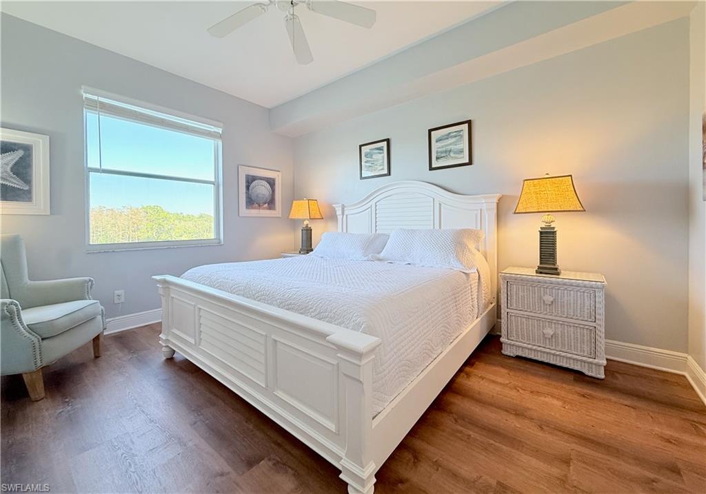 Spacious primary bedroom