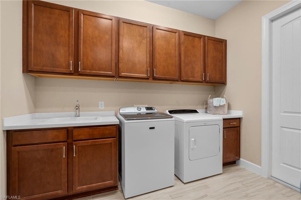 Laundry Room on one side