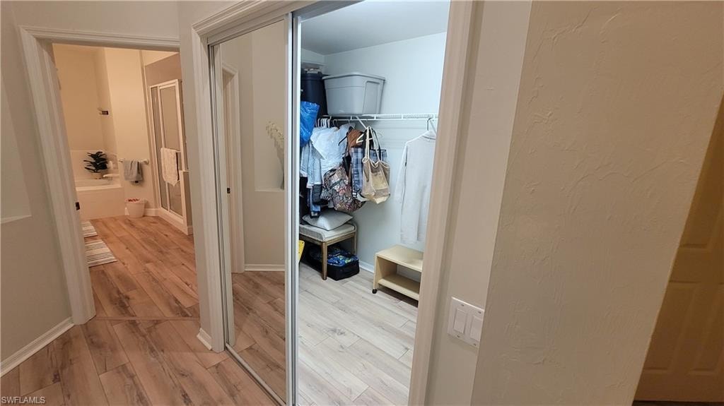 View of closet