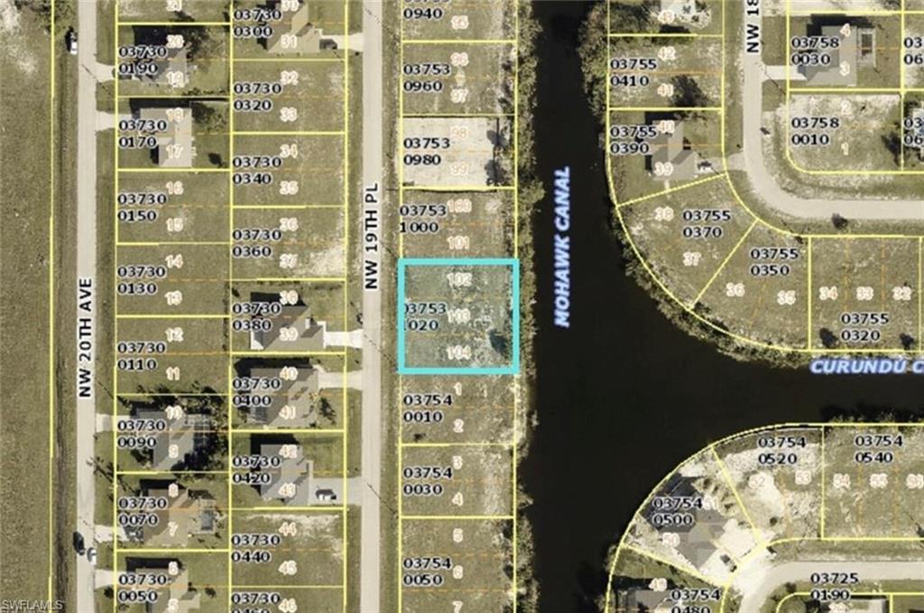 Map of property location with property boundaries highlighted