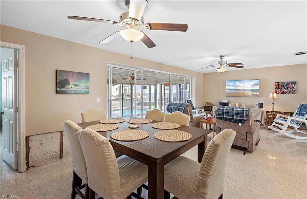 View of dining room