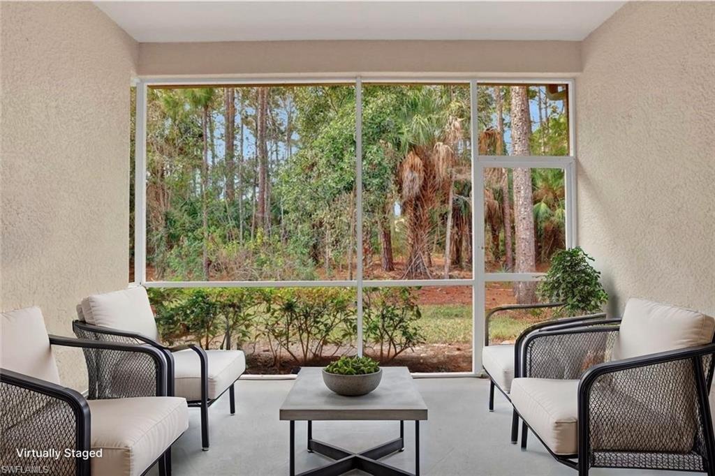 Staged patio