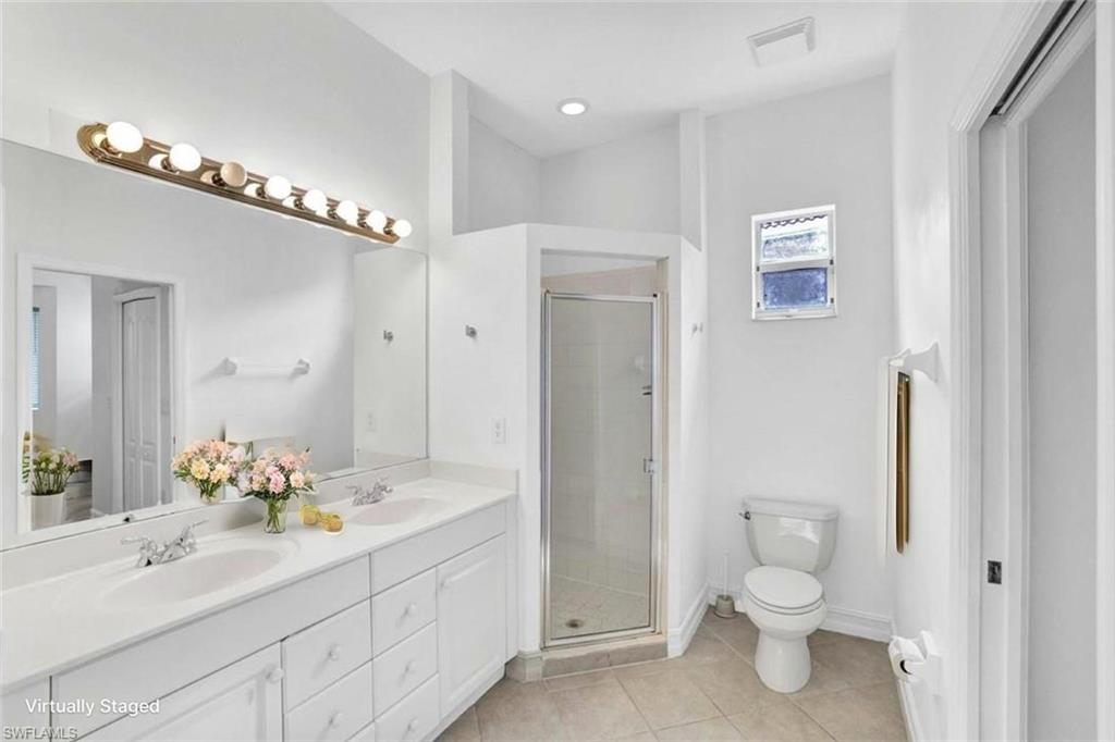 Master double vanity
