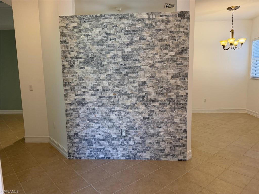 Entrance stone wall