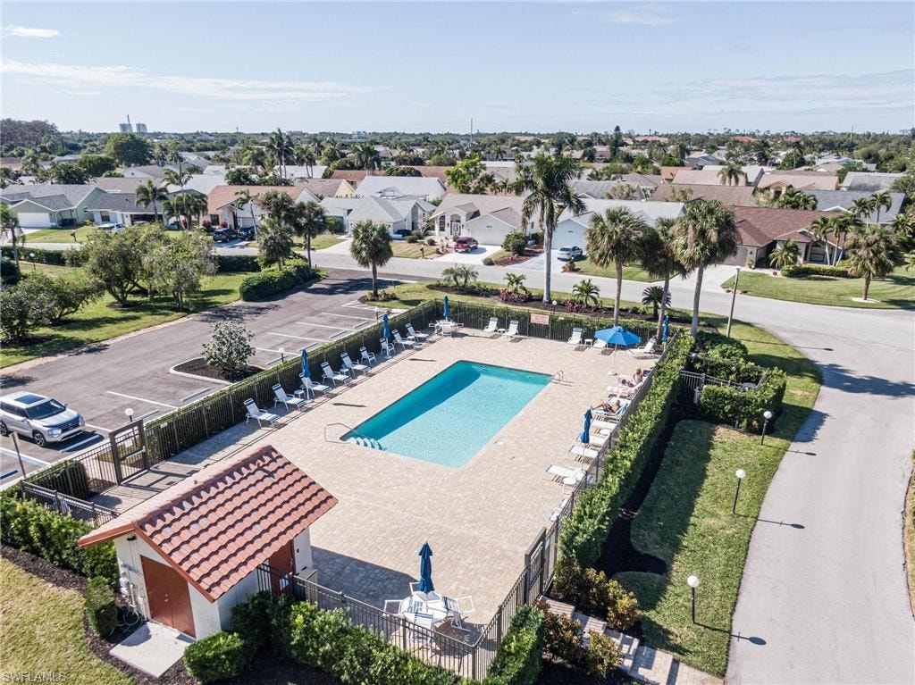 View of pool