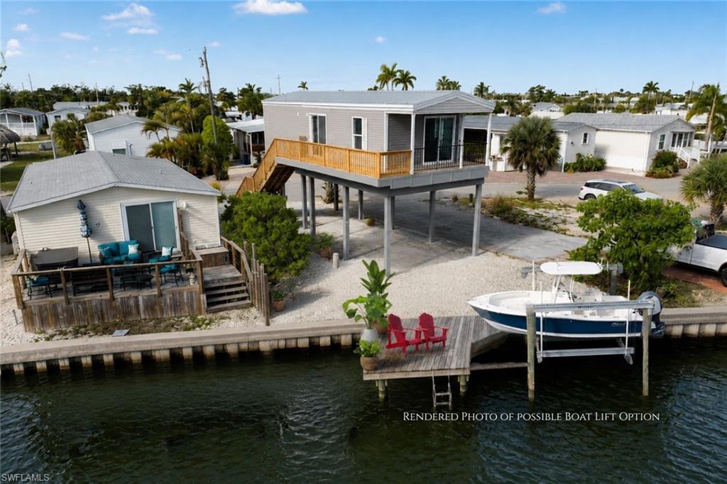 Virtual Rendering of possible boat lift option