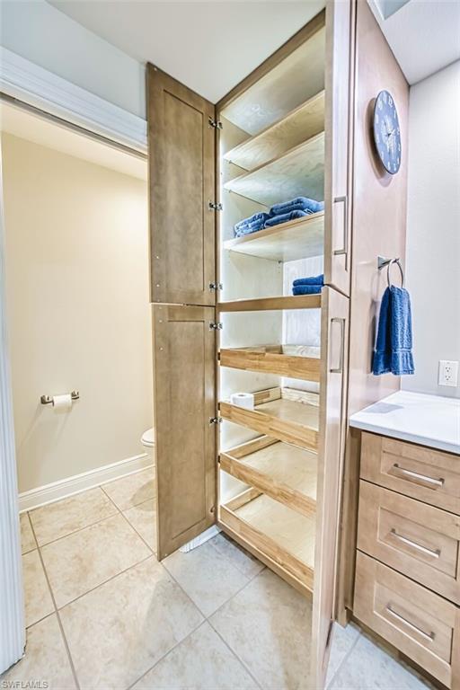 View of closet