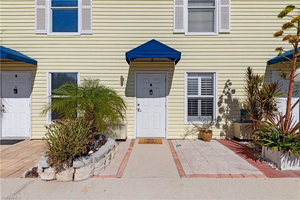 View of exterior entry