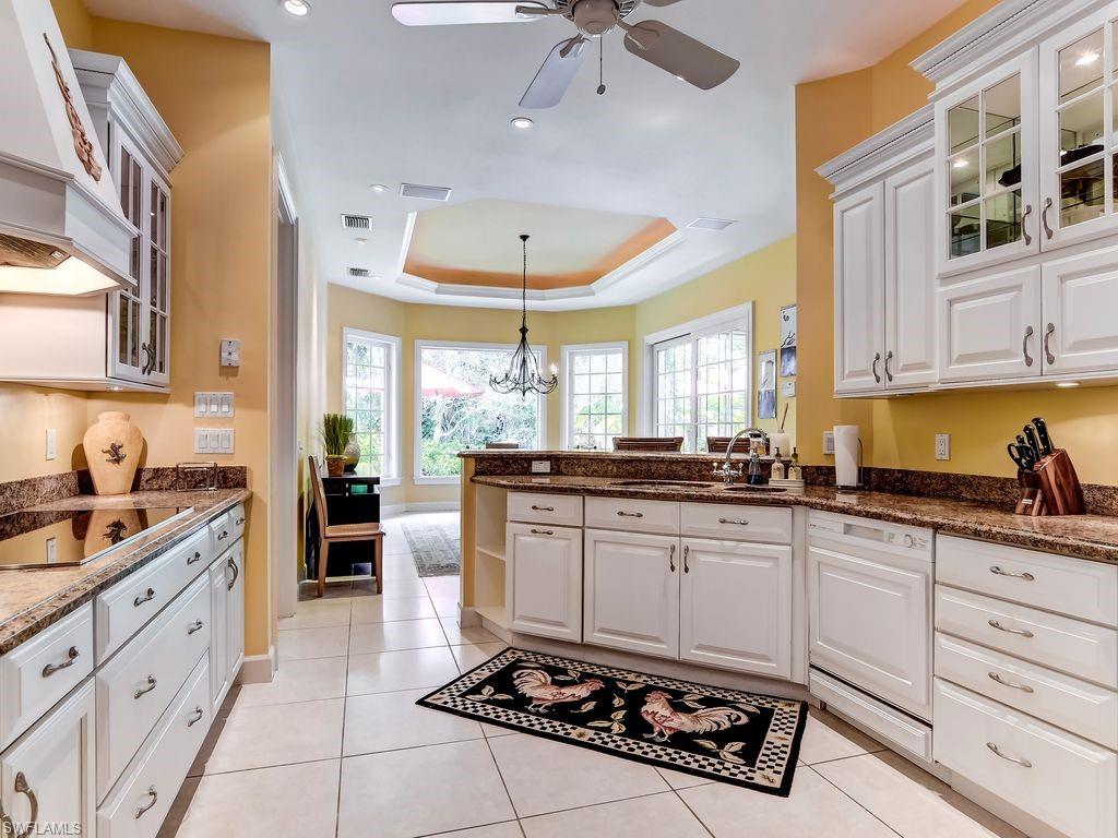 Fully stocked kitchen
