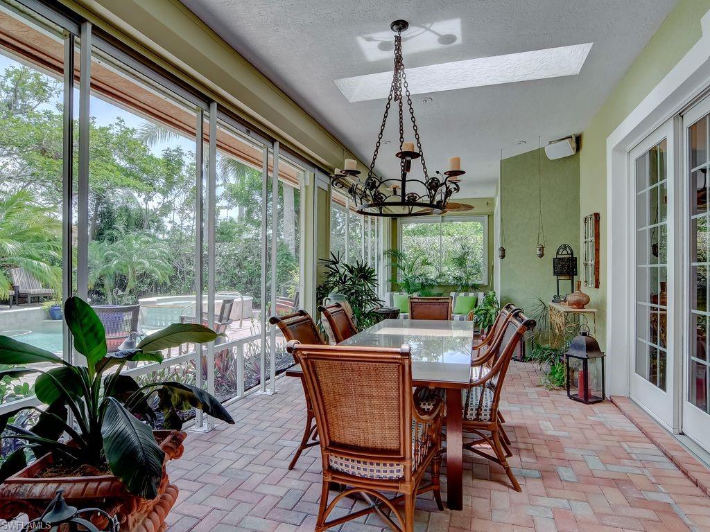 Screened and covered porch