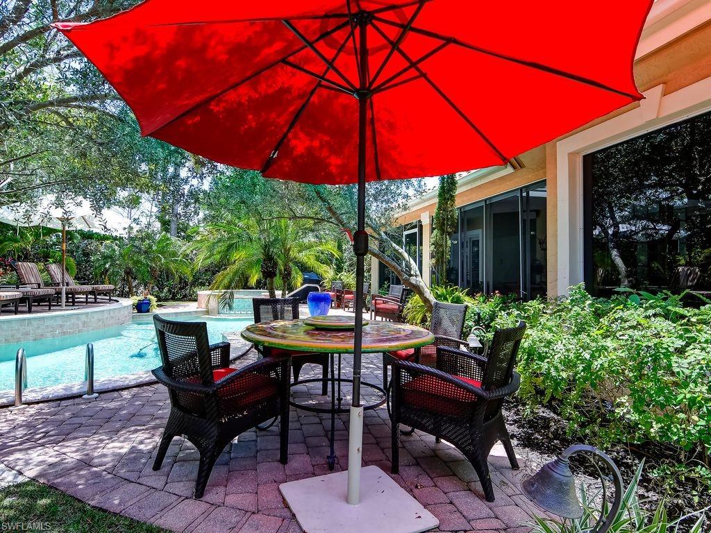 Outdoor seating area