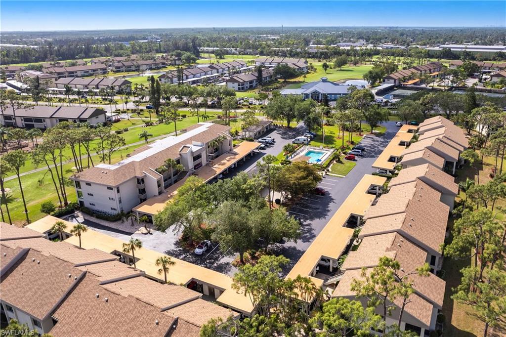 Aerial view of Hideaway complex