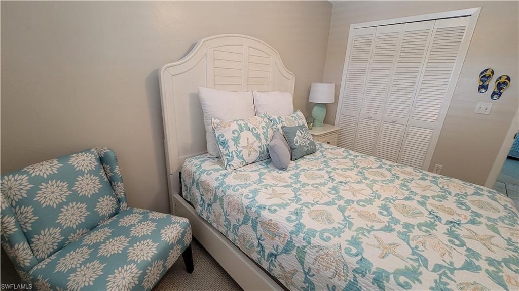 Bedroom with a closet