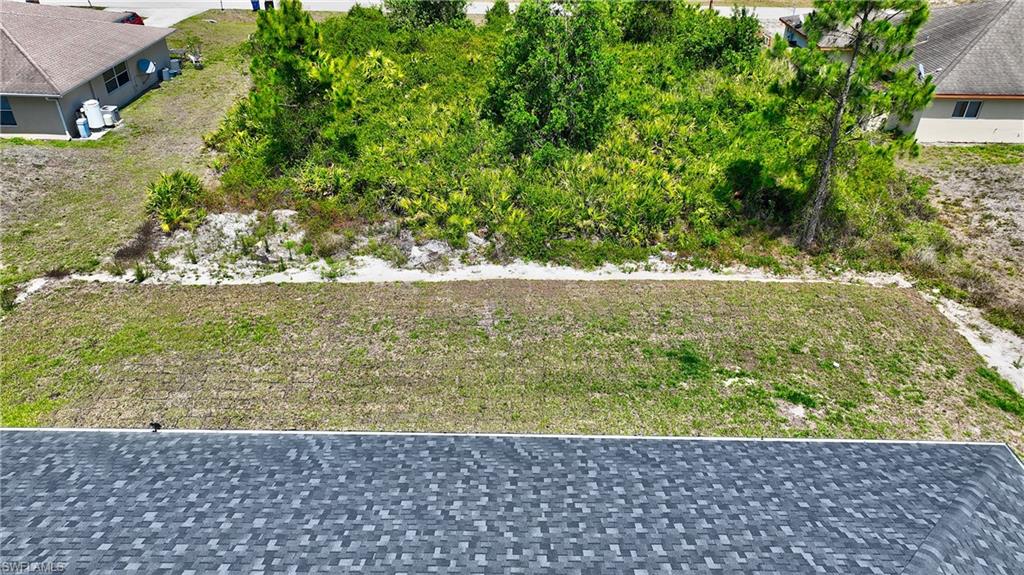 View from above of property
