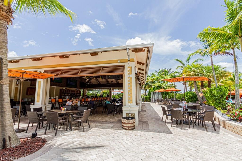 Patio & entrance to the Bahama bar