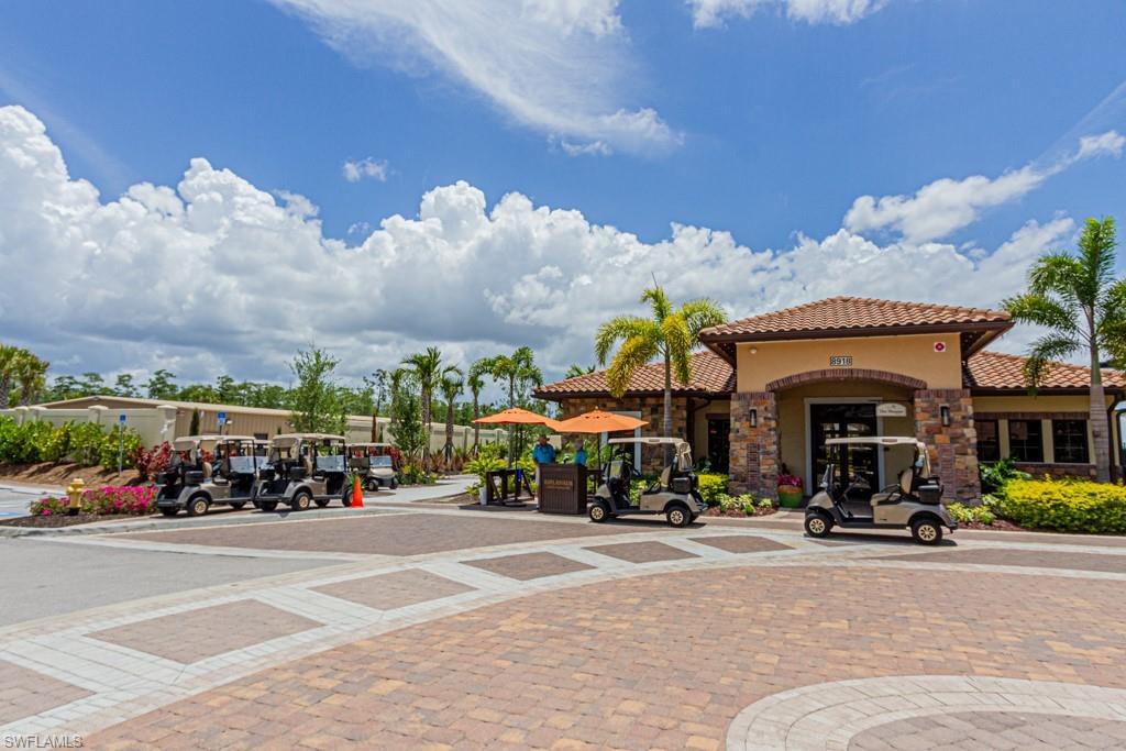 pro shop & staging area. Also location of bocce courts, tennis & pickleball.