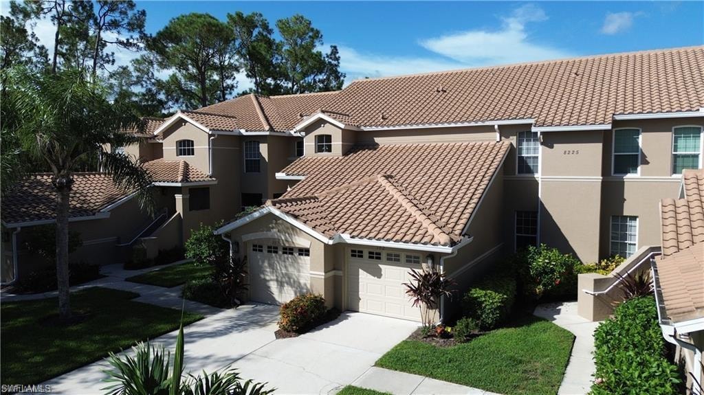 View from above of property