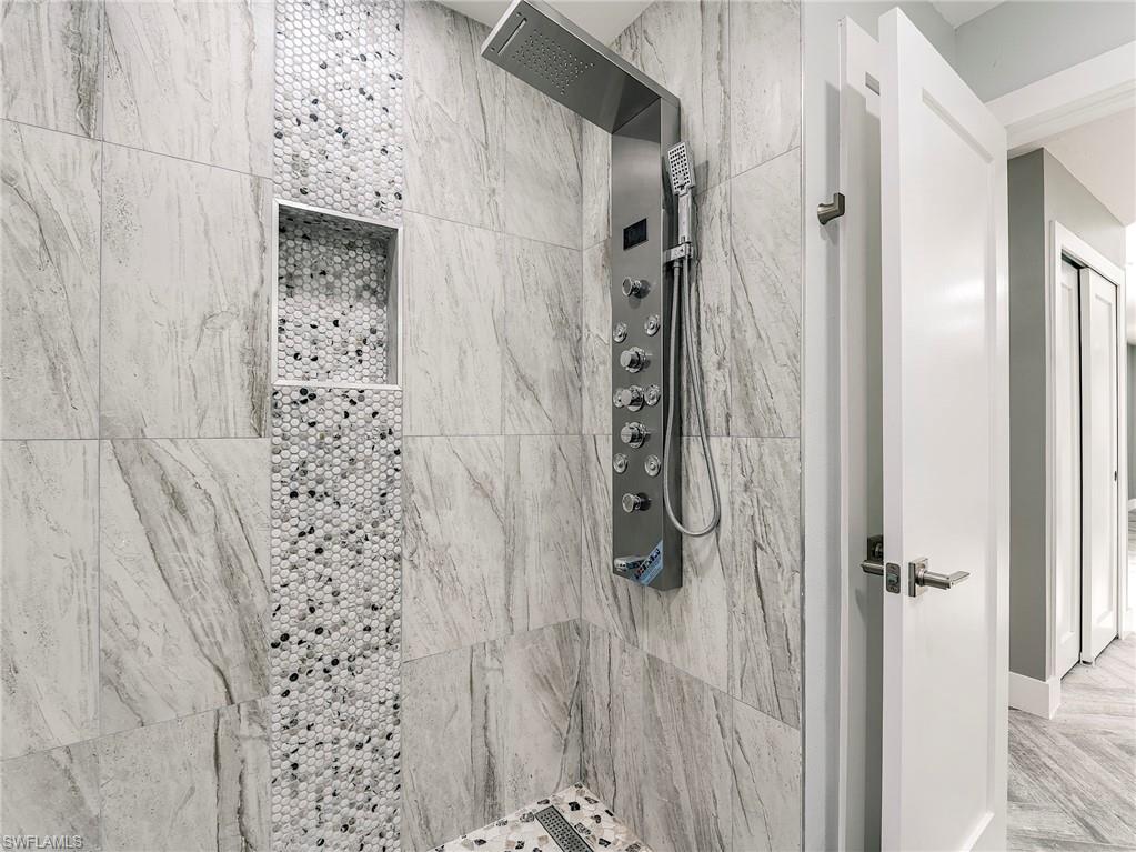 Hall Bath, check out that shower!