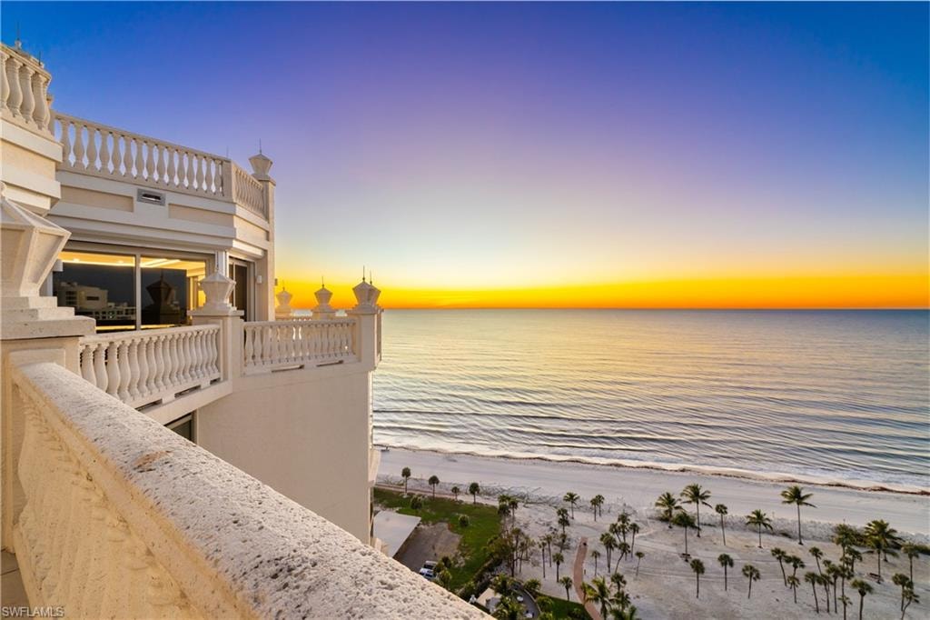 Water view with nearby beach