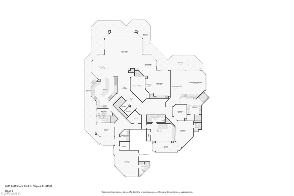 View of floor plan / room layout