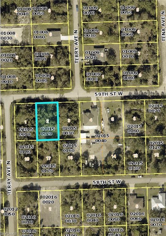 Map of property location with property parcel outlined