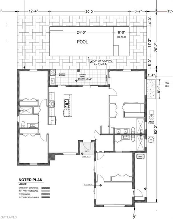 Pool Site Plan