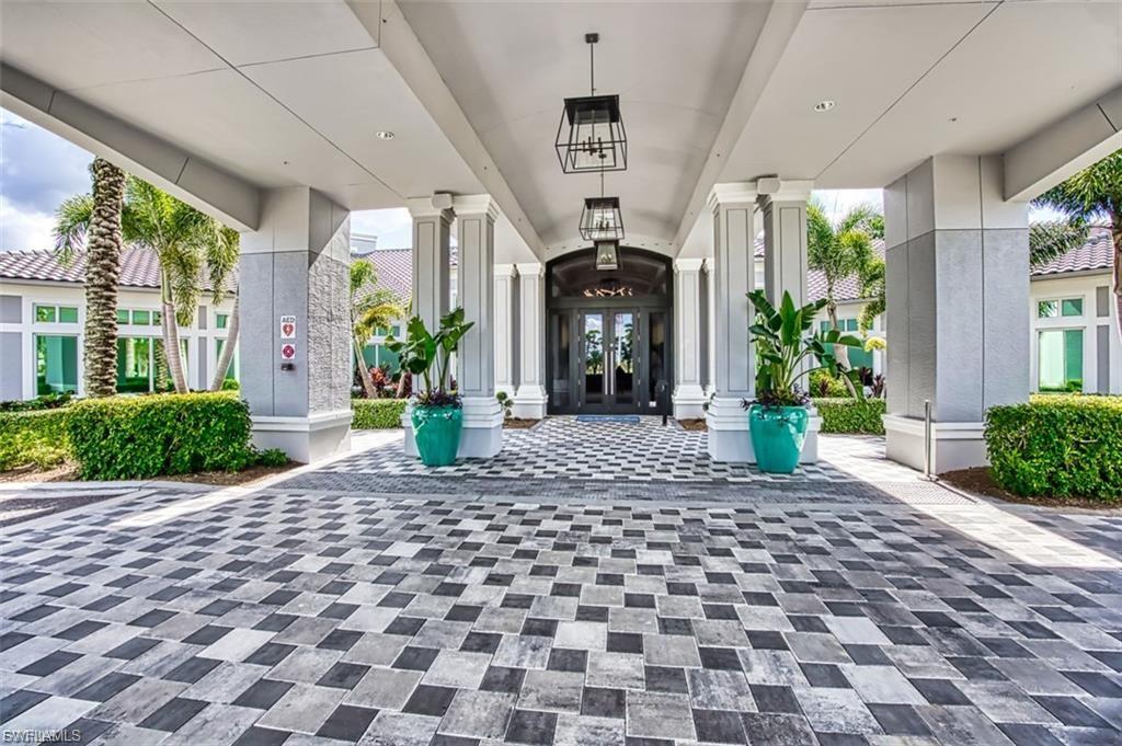 Property entrance with french doors
