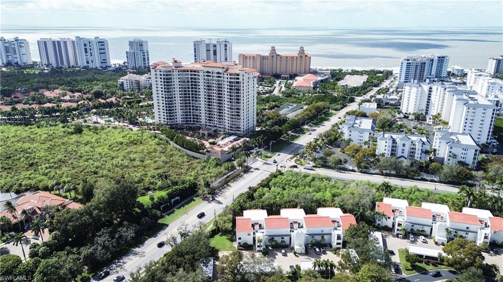 View of urban area featuring a large body of water