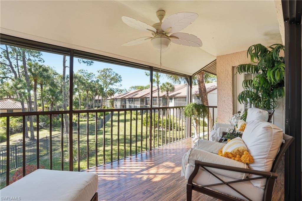 Sip your morning coffee or your evening cocktail from this well-appointed outdoor oasis