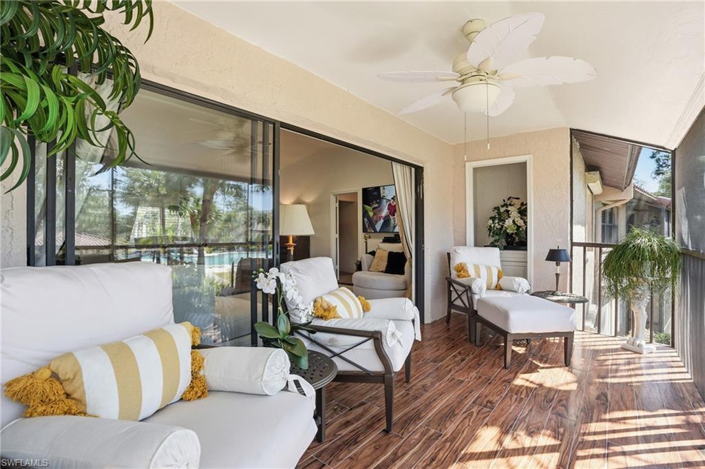 Outdoor living flows through triple oversized sliders