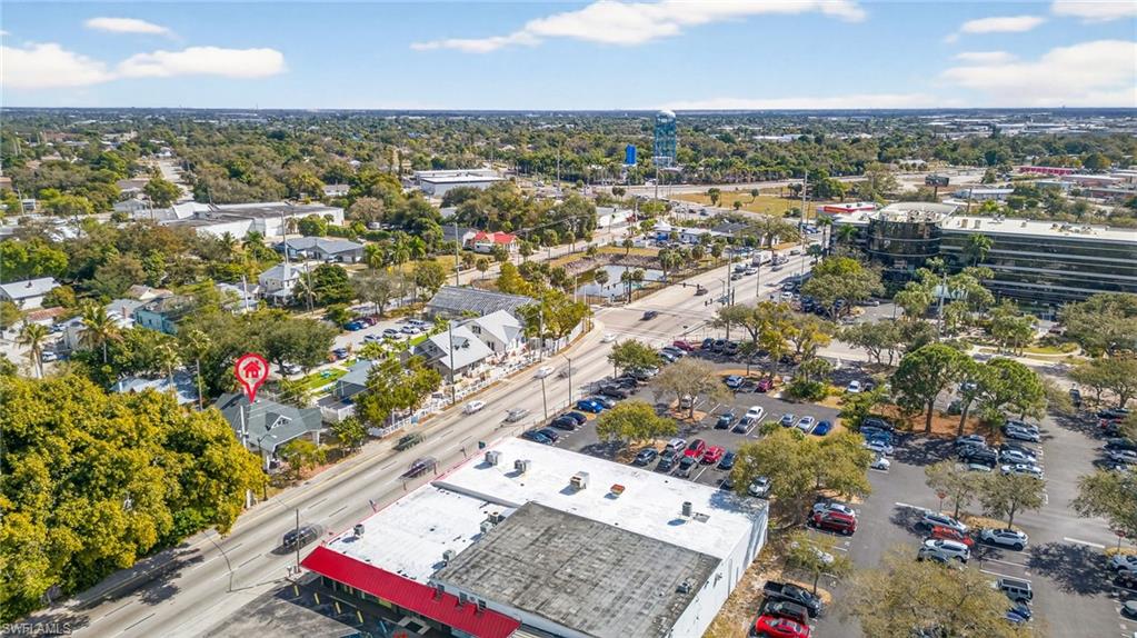Aerial overview of property's location