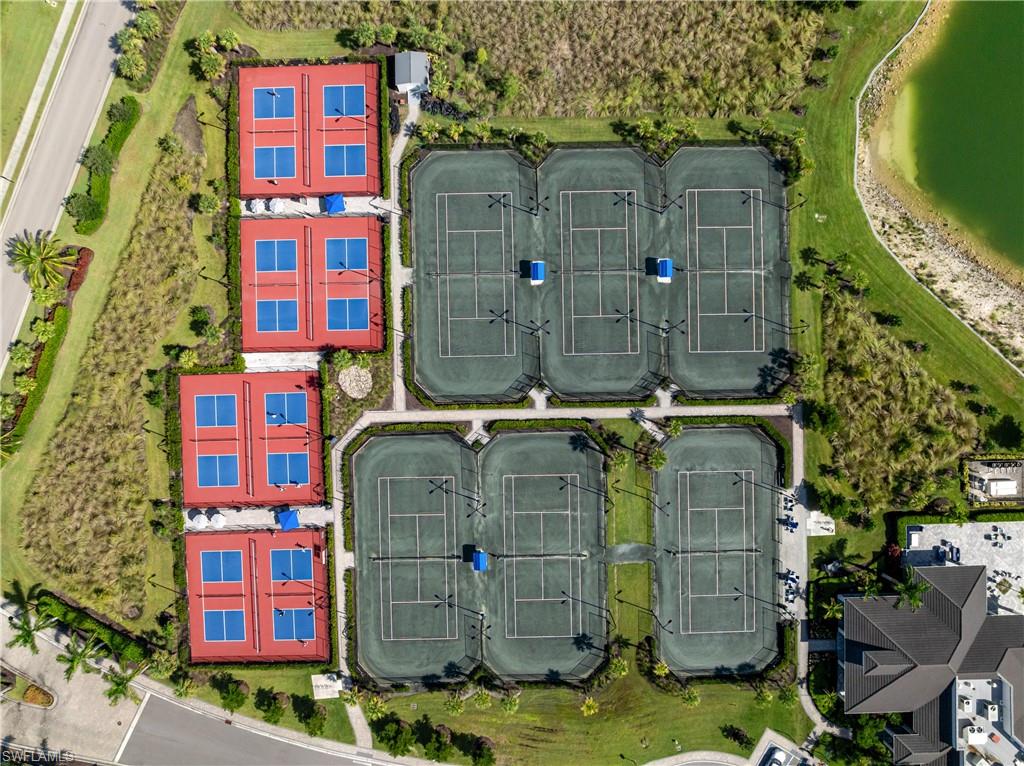 Tennis and pickleball courts
