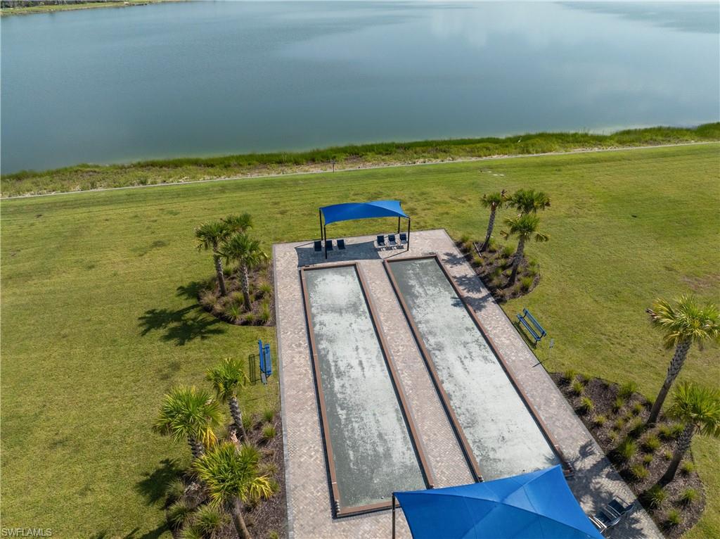 Lake and shuffleboard