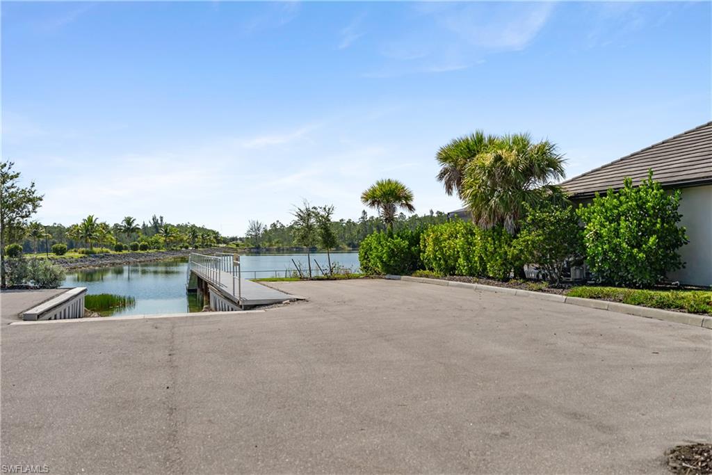 Community boat ramp next to home