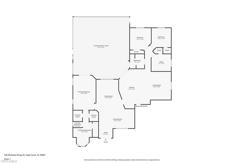 View of room layout