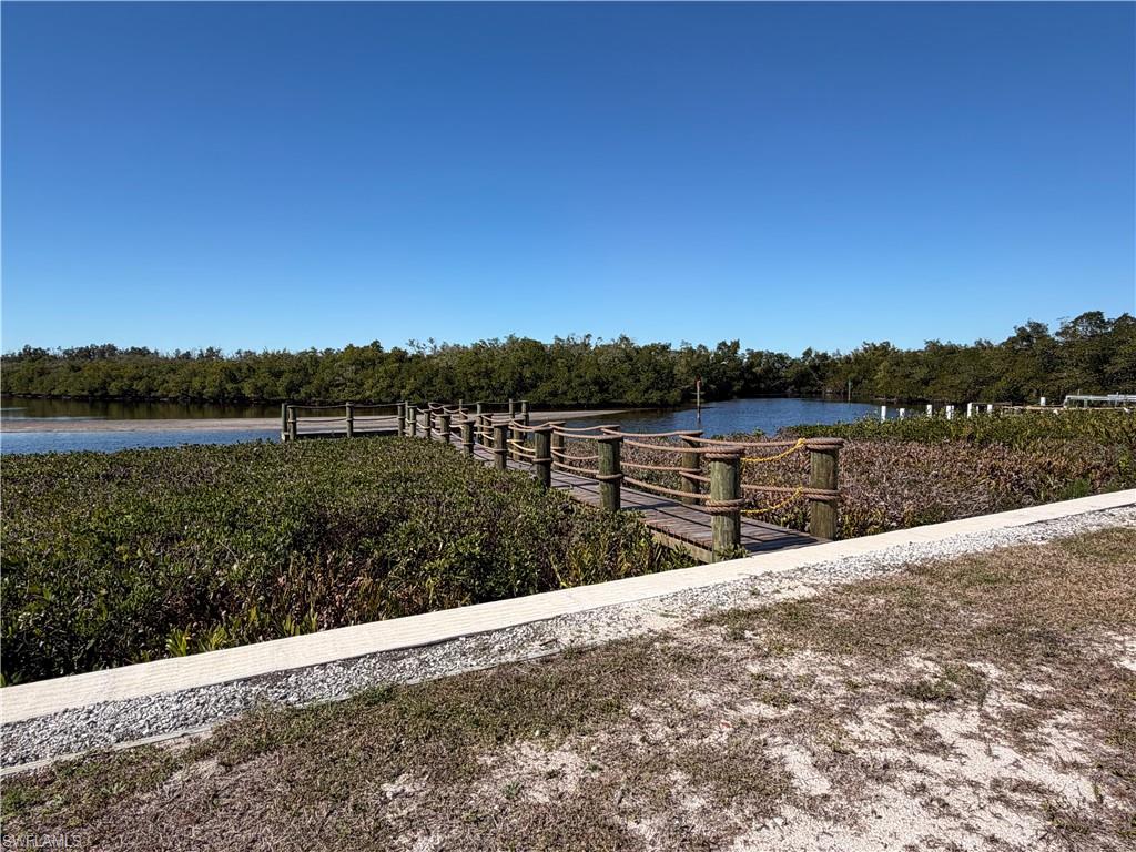 Dock featuring a water/bay view