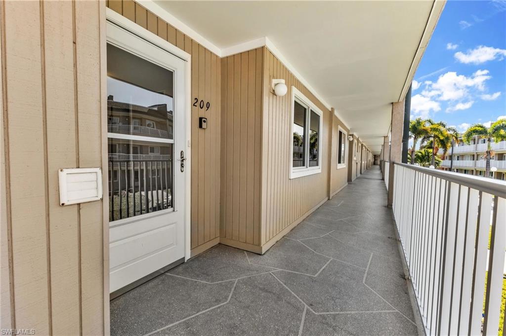 Entrance to property
