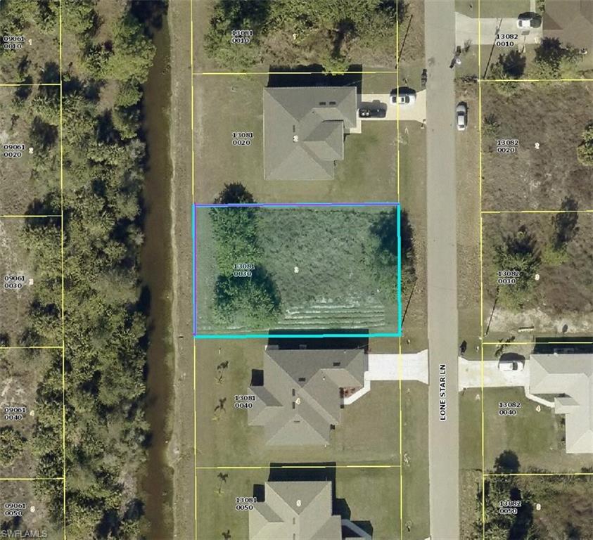 Map of property location with property parcel outlined