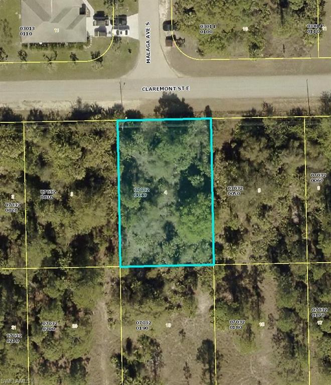 Aerial overview of property's location featuring property parcel outlined