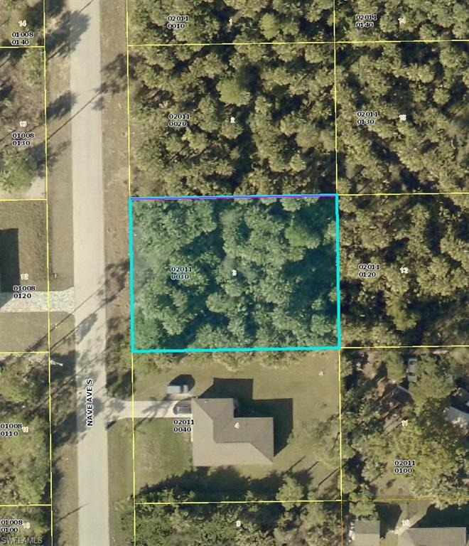 Map of property location with property parcel outlined