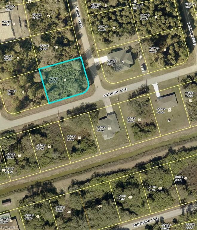 Aerial overview of property's location