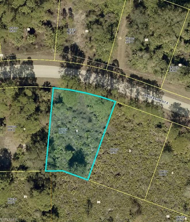 Aerial view of property's location featuring property boundaries highlighted