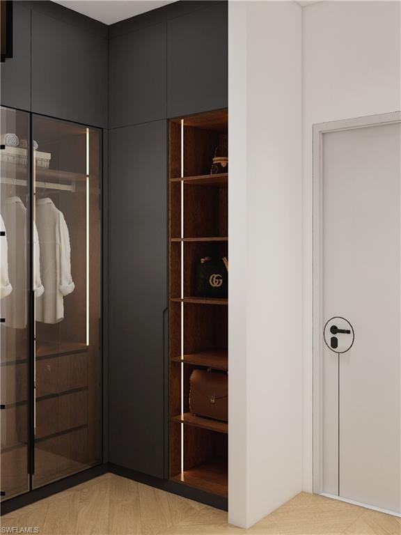 View of closet (Rendered photo)