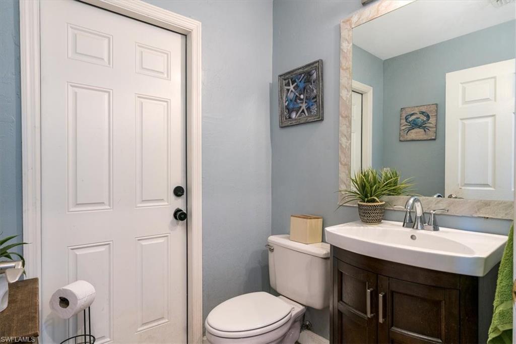 1/2 Bath located on first floor off Living Room