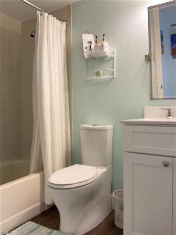 Guest bath has tub/shower