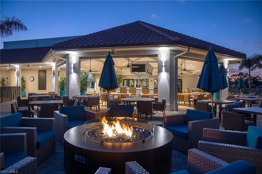 Clubhouse fire pit area
