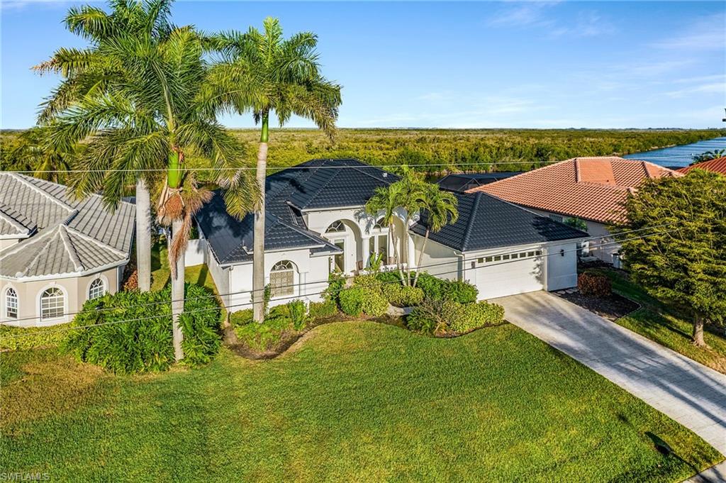 Drone / aerial view of house