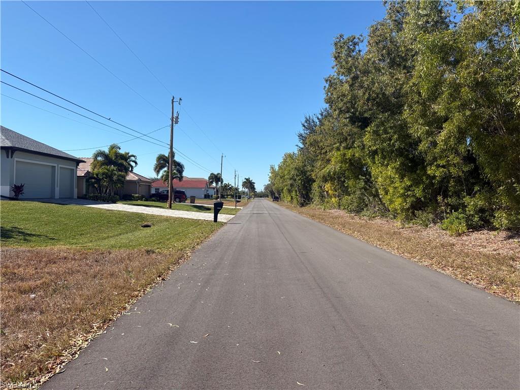 View of asphalt road