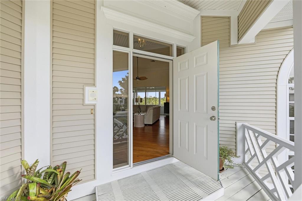 Doorway to property
